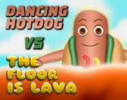 The Floor is Lava vs Dancing Hotdog