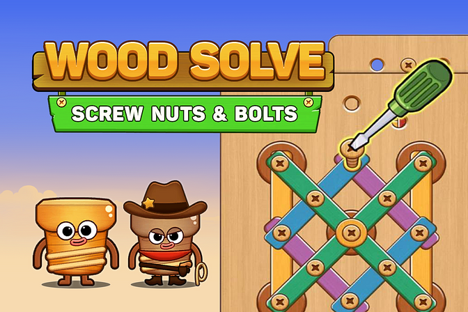 Screw Nuts and Bolts: Wood Solve