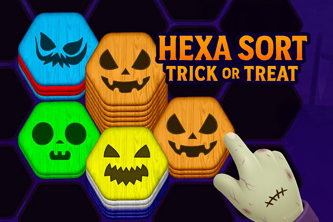 Hexa Sort: Trick or Treat