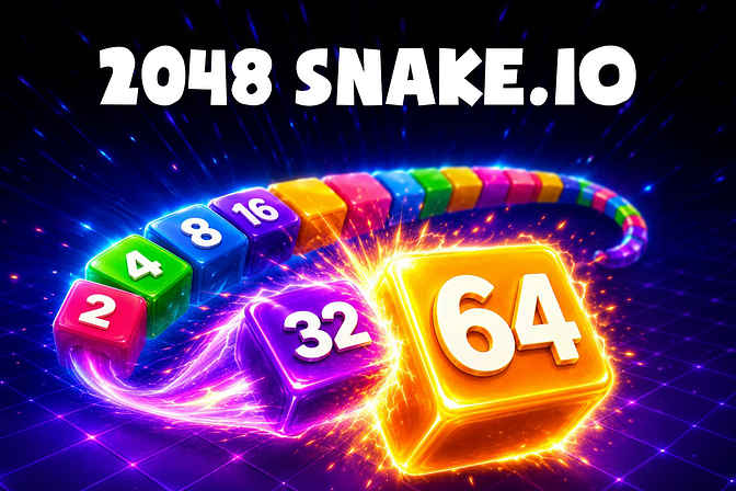 2048 Snake.io