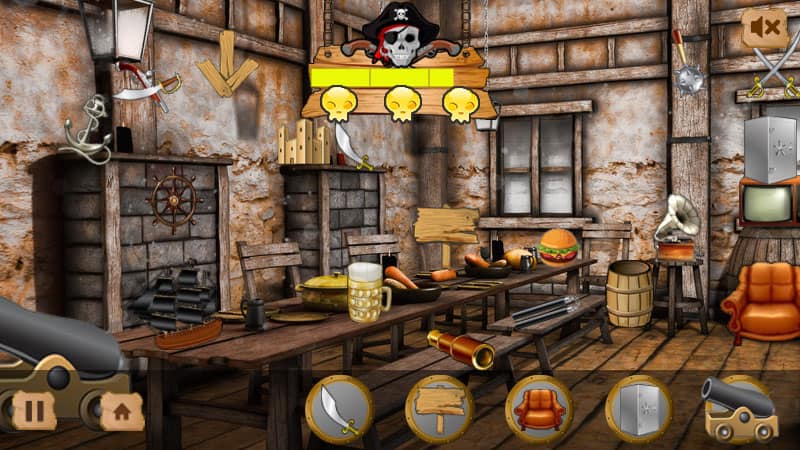 Hidden Objects Pirate Treasure Gratis Online Spel